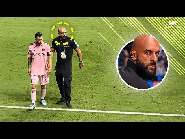 Messi's BODYGUARD Following Him Everywhere 