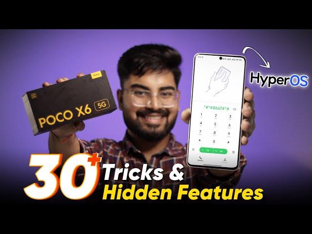 POCO X6 5G Tips and Tricks & Hidden Features  | POCO X6 HyperOS Features