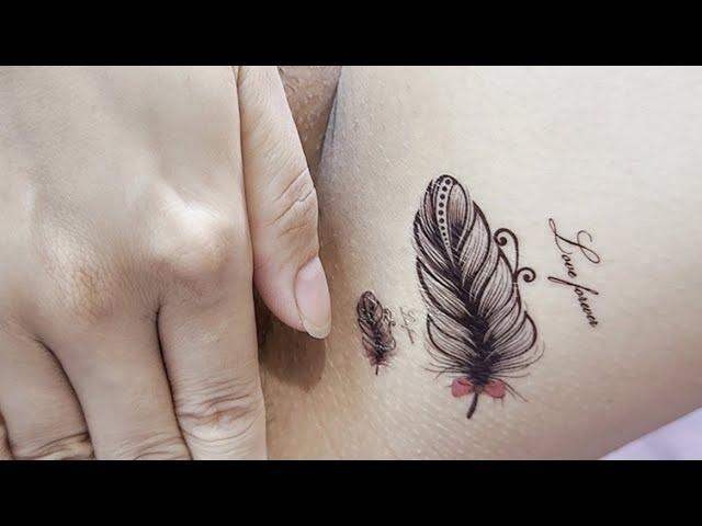 A Charming Temporary Tattoo For flower Lovers! Tattoo Temporary | Sticker Tattoo #72