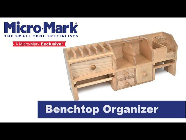 Organize Your Tools And Supplies With The Benchtop Organizer By MicroMark