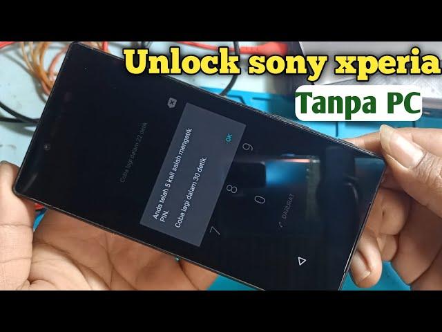 Cara reset hp sony lupa pola sandi pin