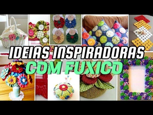 ARTESANATOS COM FUXICO - 107 IDEIAS PARA TI  INSPIRAR 