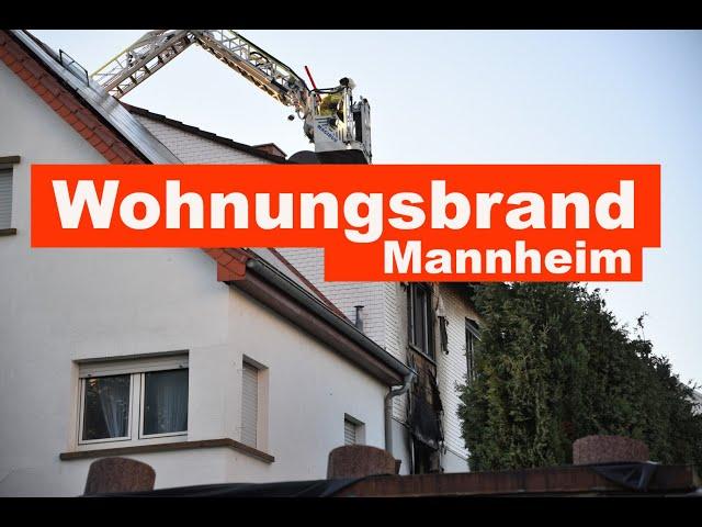 Mannheim: Eine verletzte Person und 150.000,- Euro Sachschaden bei Wohnungsbrand