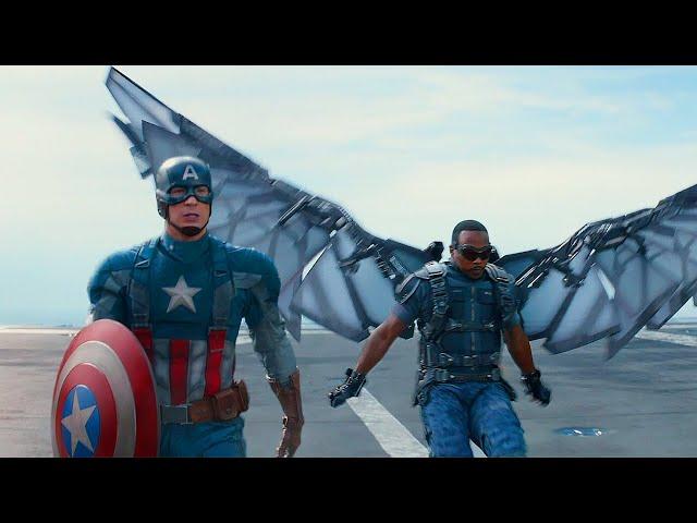 Falcon vs The Winter Soldier - Captain America: The Winter Soldier (2014) Movie Clip HD