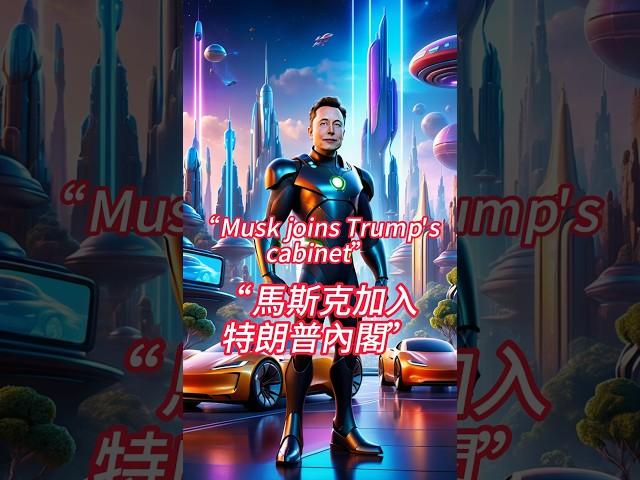 Musk joins the cabinet馬斯克入閣#馬斯克入閣#特朗普2024#政府改革#內閣任命#Donald John Trump# Trump#美国大选 #美国总统