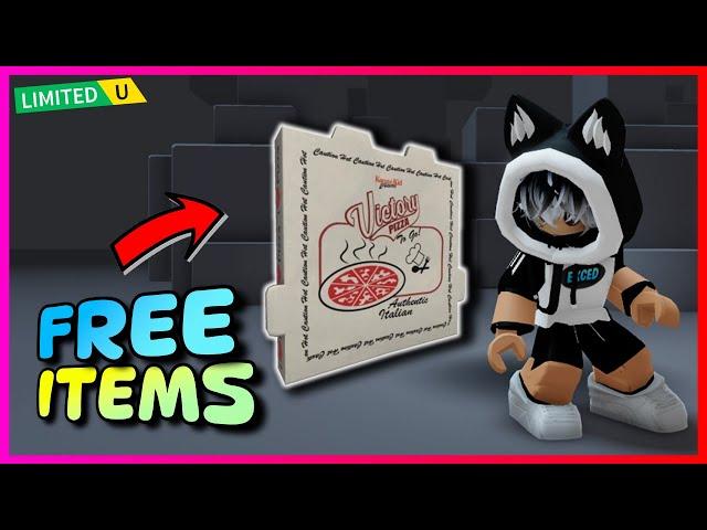 New FREE LIMITED UGC items , How to get FREE UGC LIMITED ITEMS Legends Pizza Backpack on ROBLOX