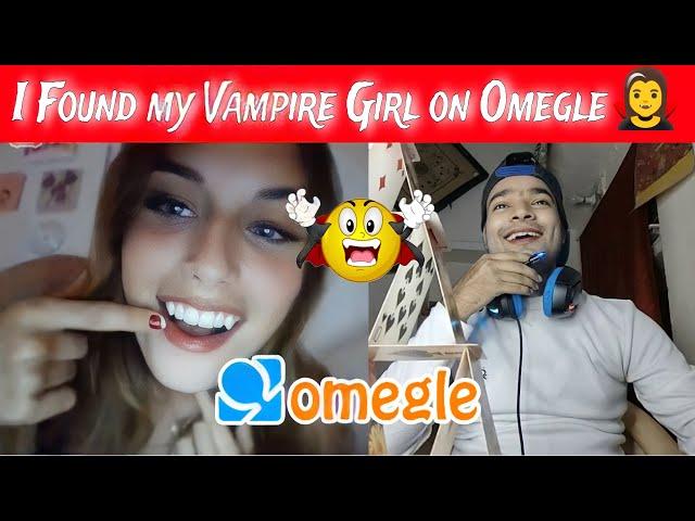 OMEGLE  I Met a beautiful Vampire girl on Omegle  #omegle