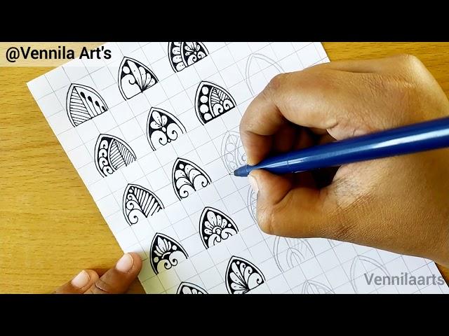 Mandala Pattern|Mandala Art|Zen pattern|Mandala Pattern ideas|30+|Vennila Art's|Part-1