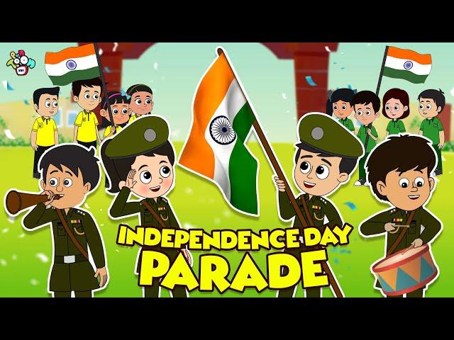 Independence Day Parade | 15th August 2024 | English Cartoon | Moral Stories | PunToon Kids