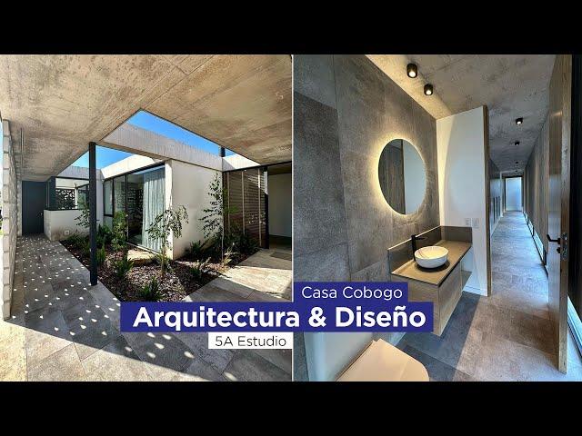 Arquitectura & Diseño. Proyecto "CASA COBOGO". Casa moderna con hormigón a la vista.