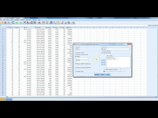 Grouping Data in SPSS