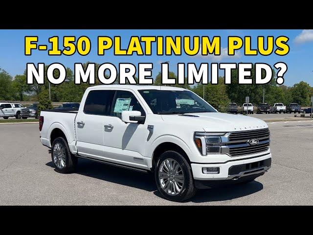 This 2024 F-150 Platinum Plus REPLACED the Limited!