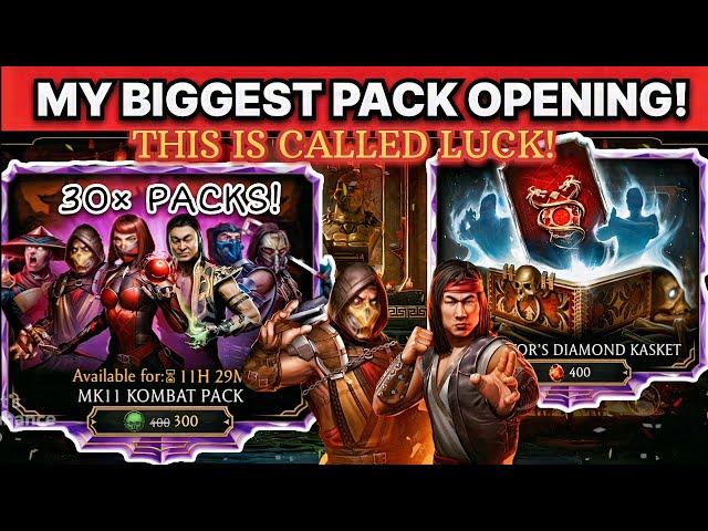 Mk Mobile Mk11 Kombat Pack | My biggest pack opening ever | mk mobile