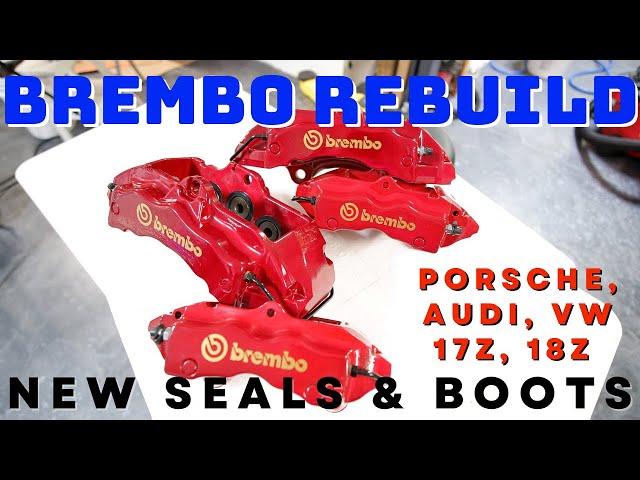 How to Rebuild Brembo Calipers 6-Pot 4-Pot Seals | 17z 18z GS-F RC-F