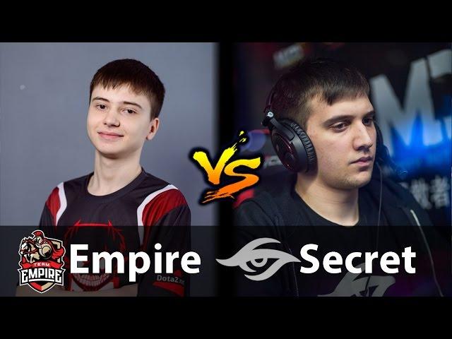 Empire vs Secret - ESL ONE MANILA -  Dota 2