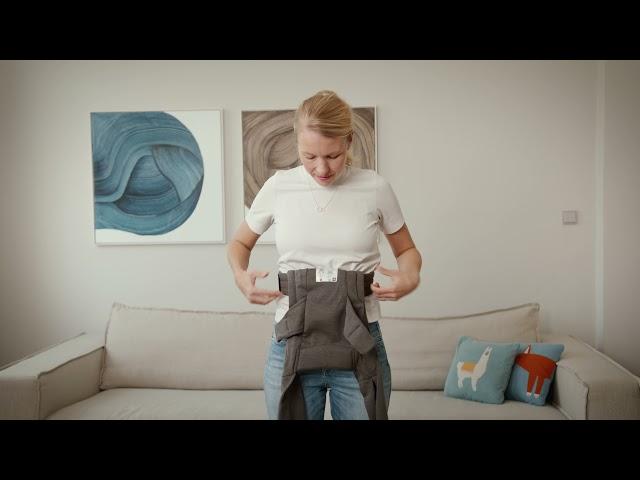 Embrace: Ställ in Ergobaby Embrace till nyfödd