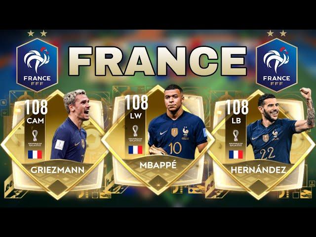 EPIC FULL FRANCE SQUAD BUILDER | FIFA MOBILE 22
