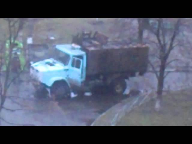 Самое обычное утро в нашем городке...