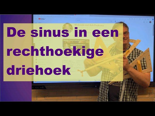 3h 6.4 A De sinus in een rechthoekige driehoek