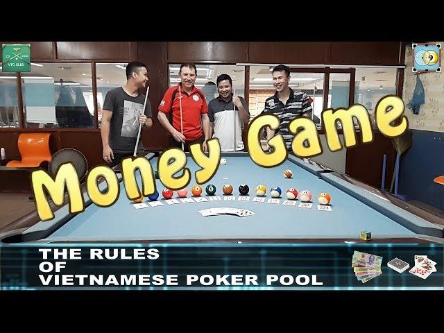 The Rules of Poker Pool - Money Game at VTC Billiard Club in Hanoi Vietnam