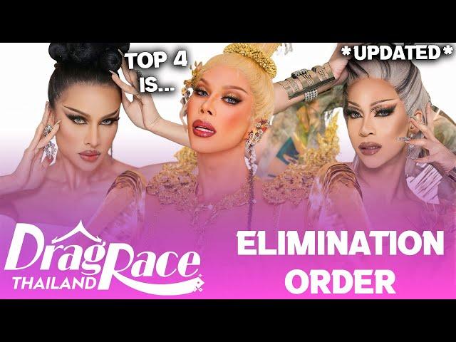 Drag Race Thailand S3 *UPDATED* Elimination Order & Top 4 - RuPaul's Drag Race