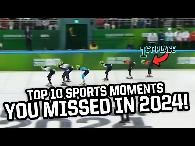 Top 10 sports moments you missed in 2024