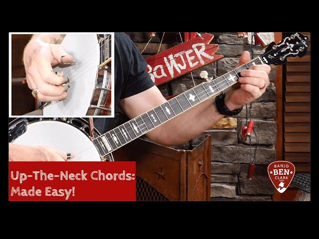 Learn Banjo Up-the-Neck Chord Shapes & HAVE FUN Too!