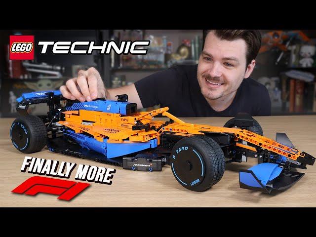 LEGO Technic McLaren F1 Car Review 42141! WE love this 2022 McLaren Masterpiece!