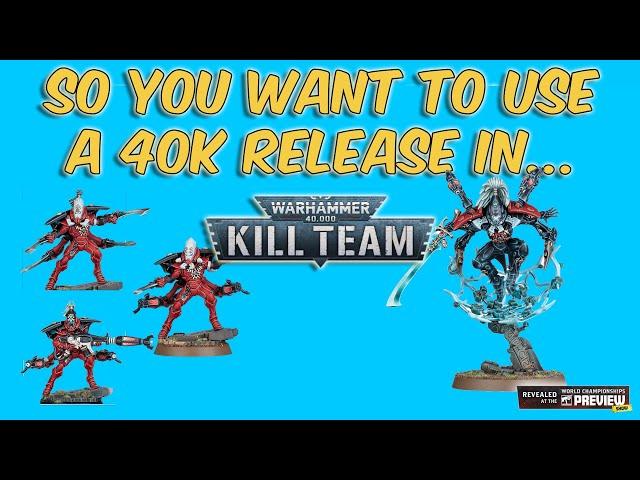 Can you Proxy Exciting 40k Models in Kill Team? (Warhammer Championship Preview Eldar)