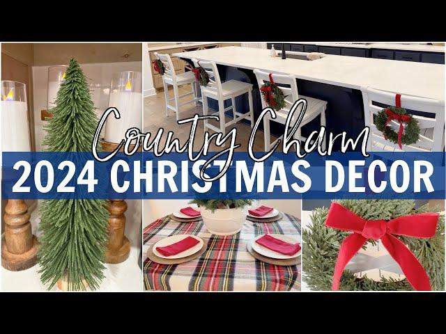 2024 CHRISTMAS DECORATE WITH ME | Kitchen & Nook | Country Bow Charm + CHRISTMAS MUG REVEAL!!