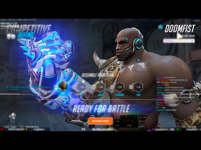 GETQUAKEDON - 40 ELIMS - DOOMFIST GAMEPLAY  - OVERWATCH 2 SEASON 14