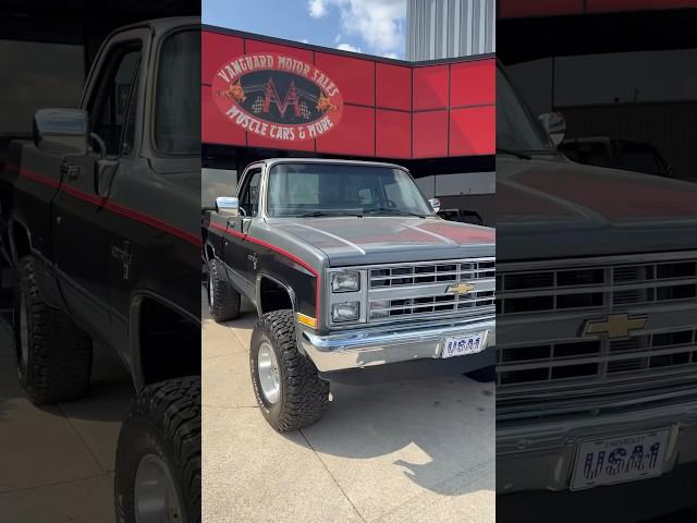 Check out this beautiful 1986 Chevrolet  K-10  Fresh off the truck !