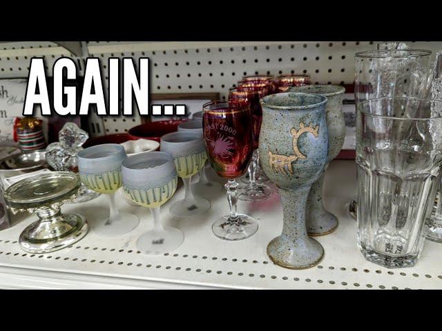IM RUNNING OUT OF LUCK AT GOODWILL! THRIFT WITH ME | INTENTIONAL THRIFTING