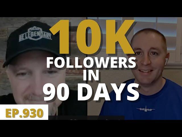 Airfield Manager Goes From 0-10K Followers-Wake Up Legendary with David Sharpe | Legendary Marketer