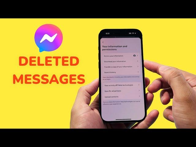 How to Recover Deleted Messages on Messenger