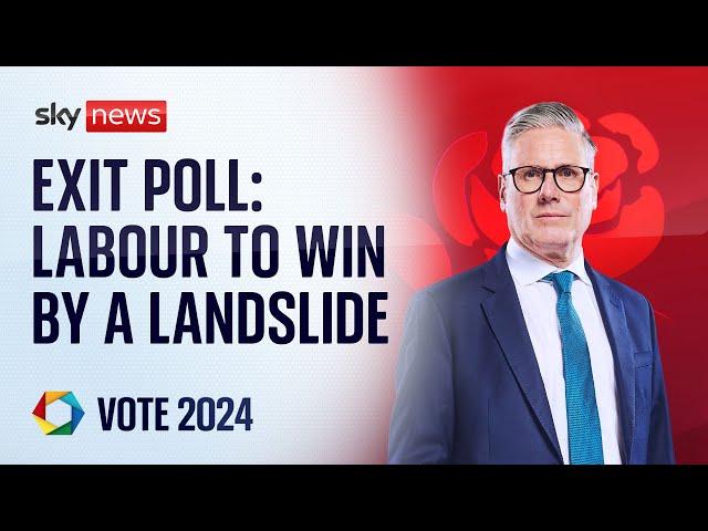 Exit Poll: Labour to win by a landslide | Vote 2024