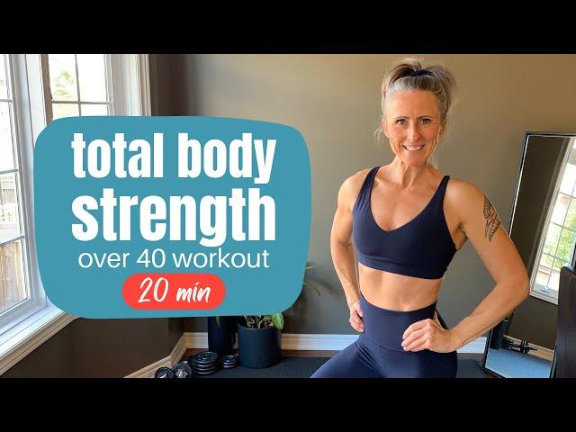 TOTAL BODY STRENGTH over 40 workout 20min FB6
