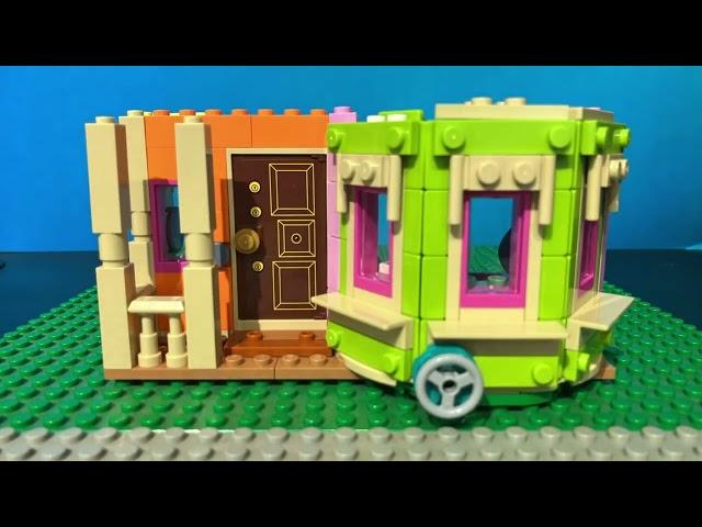 LEGO Up House Stop Motion Build: Carl Goes Up (LEGO Disney 43217 Up House)