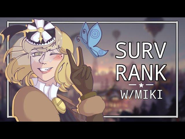 Top Survivor Rank ft. Miki!- Identity V Stream