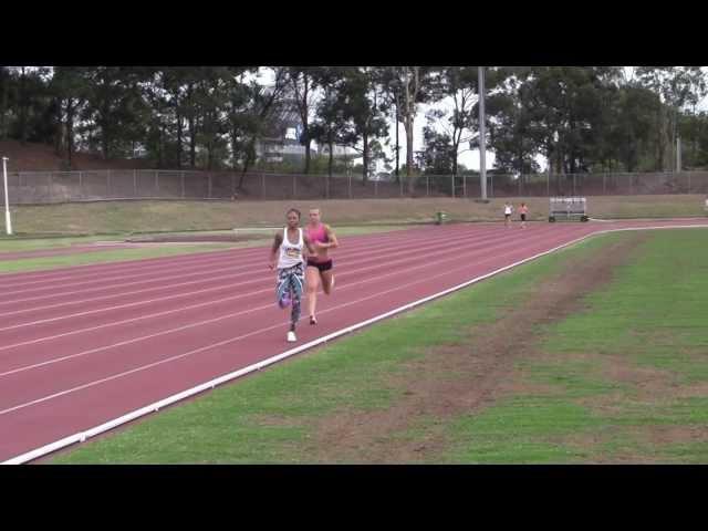 Allyson Felix Training in Sydney