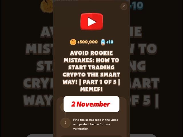 AVOID ROOKIE MISTAKES: HOW TO START TRADING CRYPTO THE SMART WAY! | PART 1 OF 5 | MEMEFI #memefi