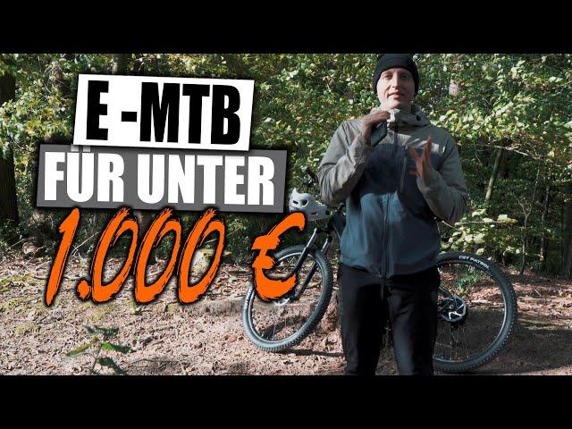 Bestes Budget E Bike für unter 1000 € -  Pro Tour E Mountainbikes - ProTour E-bike #ProTour #ebike