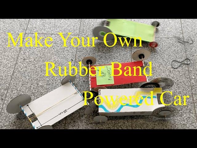 Make a Rubber Band Powered Car: Quick and EasyStep by Step Science