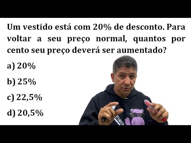 PORCENTAGEM - INTERPRETANDO PROBLEMAS - Prof  Robson Liers - Mathematicamente