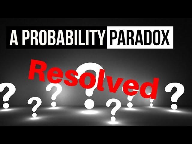 The Boy or Girl Probability Paradox Resolved | It was never really a paradox