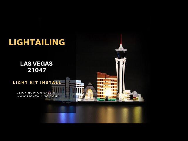 【LGK105 Installation Video】Lightailing Light kit - Lego Las Vegas 21047