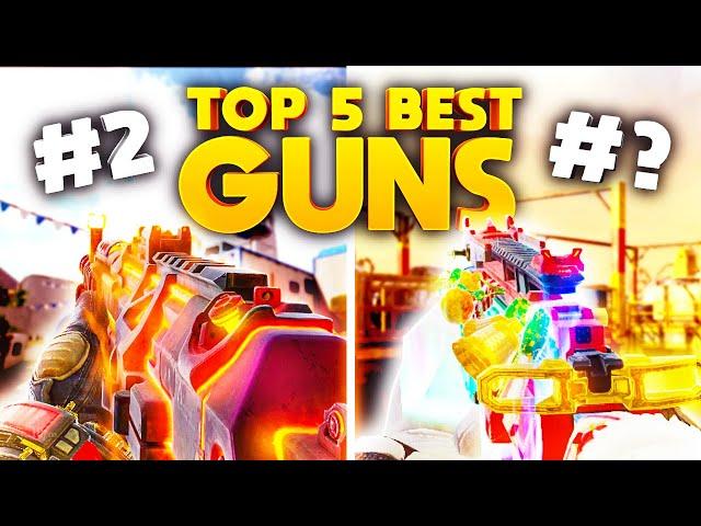 TOP 5 BEST GUNS in COD Mobile Official...