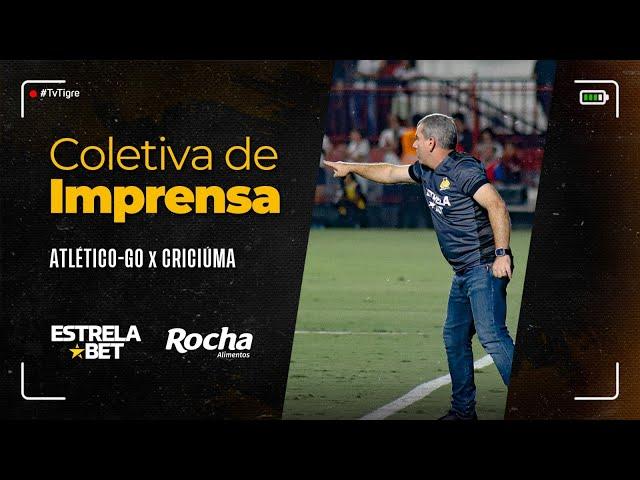 COLETIVA DE IMPRENSA | ATLÉTICO-GO x CRICIÚMA | BRASILEIRÃO 2024