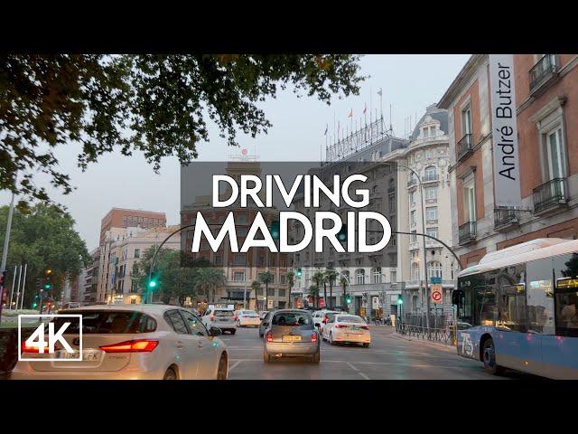 [4K] Driving Madrid on a Cloudy Summer Afternoon | POV 4K HDR