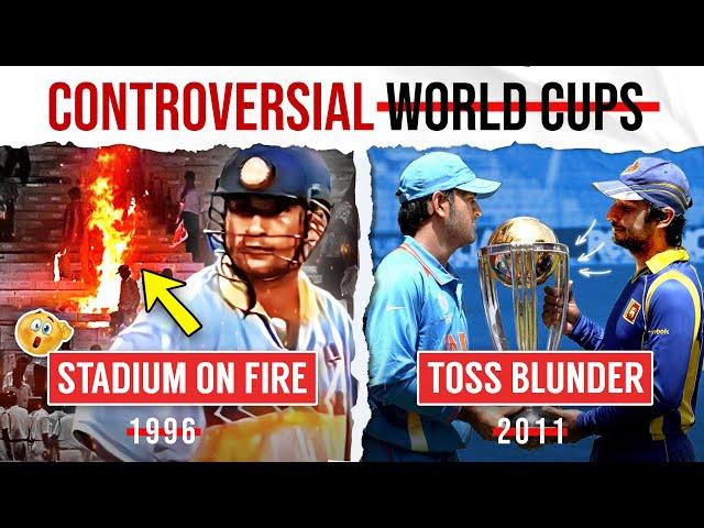 Top 6 Controversies Of Cricket World Cup | Explained Cricket World Cup History